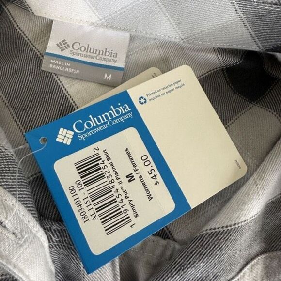NWT Women's Columbia Simply Put II Flannel Shirt M - Picture 9 of 9